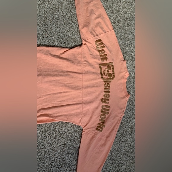 Disney Sweaters - Salmon/ Light Pink Disney World Spirit Jersey